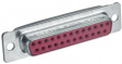 F09S-K700 D-Sub socket 9 Female Solder Cup / Solder Lug/Straight