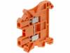 UT 2,5 OG 3045046, Соединитель: на рейку; Контактные группы:1; клеммы:2; оранжевый, Phoenix Contact