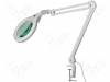 E22080, Настольная лупа с подсветкой; Увел:3дптр.(x1,75); 245мм, Daylight