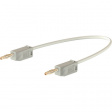 LK 205 030CM WITHE Test lead diam. 2 mm White 30 cm 0.5 mm2 CAT I