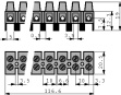 500 K/12 35 DS Клеммные колодки 2.5 mm² 12Pокрашенный в натуральный цвет