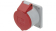 132001 CEE integral socket red 16 A/400 VAC