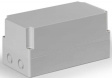 SPCP132513G Cubo S 125 x 250 x 125 мм, 50 мм основание, глухая стенка, серая крышка, PC, IP