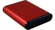 1455B802RD Extruded Enclosure, Red, 72 x 80 x 19 mm, Aluminium, 1455