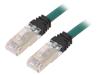 STP6X1MGR Patch cord; S/FTP,TX6A™ 10Gig; 6a; многопров; Cu; LSZH; зеленый