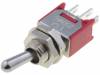 IC1102T2B1M1QE Переключатель: тумблер; 2; SPDT; ON-ON; 3A/125ВAC; 3A/28ВDC; 5,33мм