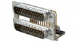 163A19509X D-Sub dual plug 2 x 25P