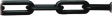 120998007 Plastic chain, black 10.0 mm