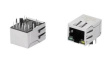 TMJ0277AHNL Industrial Connector, 10/100 Base-T, PoE, RJ45, Socket, Right Angle, Ports - 1, 