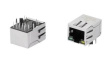 TMJ0277AHNL Industrial Connector, 10/100 Base-T, PoE, RJ45, Socket, Right Angle, Ports - 1, Contacts - 8