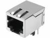 LMJ1598824110DT39, Гнездо; RJ45; PIN:8; экранированный; Конфиг.выводов:8p8c; THT, Amphenol