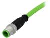 21349200477075 Вилка; M12; PIN: 4; "папа"; код D-Ethernet; 7,5м; изоляция: TPU