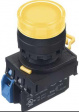 YW1L-AF2E10QM3Y Illuminated Pushbutton Switch, 10 A, 230 VDC / 240 VDC