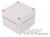 PC 95/75 HG, Корпус: универсальный; Х:100мм; Y:100мм; Z:75мм; MNX; поликарбонат, Fibox