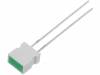 L-1043GDT, LED; прямоугольная; 6,15x3,65мм; с боковой стенкой; зеленый; 100°, Kingbright
