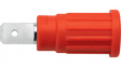 SEPB 7090 Ni / RT Laboratory socket diam. 4 mm Red CAT III
