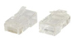 P88RB15 Modular Plug, RJ45, CAT3/CAT4/CAT5e, 8 Contacts, 8 Positions