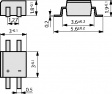 MYS40 Bridge rectifier 80 V 0.5 A MicroDIL
