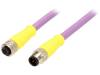 1200980007 BB5S30PP4M020, Кабель: датчиков / автоматики; PIN:5; M12-M12; код B-Profibus; 2м, Molex