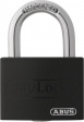 T65AL/40 BLACK Padlock 40 mm