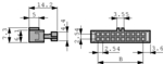 1-215911-4, Multipole socket DIN 41651 14, Female, TE Connectivity