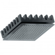 ICK BGA 35 X 35 Радиатор: штампованный; черный; L:35мм; W:35мм; H:6мм; алюминий