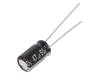 EEUEB1H470S Конденсатор: электролитический; THT; 47мкФ; 50ВDC; O6,3x11мм; ±20%
