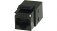 SACK2bk Cat6 UTP Keystone Coupler, Black