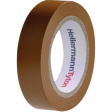 HTAPE-FLEX15BN-15X10 Изоляционные ленты ПВХ HelaTape Flex 15 коричневый 15 mmx10 m