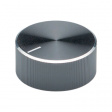 A1432260 Instrument knob black anodised 33 mm