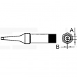 PT R7 Soldering Tip Chisel-shaped, narrow 1.6 mm 370 °C