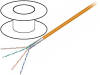 93268, Провод; F/UTP; 5e; многопров; CCA; 4x2x26AWG; ПВХ; оранжевый; 100м, Goobay