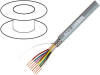 C215 Провод; LiY-CY; 8x0,25мм2; экранированный; ПВХ; серый; 100м; 49ВAC