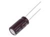 UCA2V100MPD Конденсатор: электролитический; THT; 10мкФ; 350ВDC; O10x20мм; ±20%
