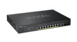 XS1930-12HP-ZZ0101F PoE Switch, Managed, 10Gbps, 375W, RJ45 Ports 10, PoE Ports 8