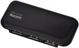MX-UAX BK Slim Hub USB 2.0 black 4x