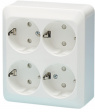 1834686 Safety socket 98 x 112 x 39 mm 10 A F (CEE 7/4) Polar White