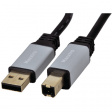 PLA-105B-S-3 USB 2.0 cable 3 m Black