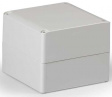 SPCP131310G Cubo S 125 x 125 x 100 мм, 50 мм основание, глухая стенка, серая крышка, PC, IP