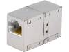 NP0030 Соединитель RJ45; Кат:5e; гнездо RJ45,с обеих сторон