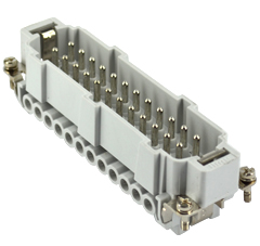 JNEM 24 N, male insert, 48 poles + PE&nbsp;&nbsp;(2 inserts), ILME