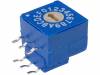 ERD116RFZ, Кодирующий переключатель; HEX/BCD; Положения:16; THT; 0,1A/50ВDC, ECE