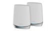 RBK752-100EUS Orbi WiFi 6 Whole Home Tri-Band Mesh System, 4.2Gbps, 802.11a/b/g/n/ac/ax
