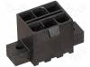 300690611 Гнездо; провод-плата; "папа"; PIN:6; 4,2мм; THT; Mini-Fit TPA; 13А