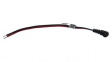 RND 205-01260 DC Connection Cable, 2.1x5.5x9.5mm Plug, Right Angle, 200mm