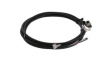 1200270090 Nano-Change (M8) Single-Ended Cordset with Knurled Hexnut 3 Poles Female (90°) to Pigtail 0.25mm² Black PVC 2m