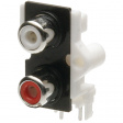 RCA-209 Cinch/phono panel socket red/white