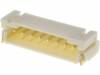 NXW-08SMDK Гнездо; провод-плата; "папа"; PIN:8; 2мм; SMT; 1А; луженые; 20мОм