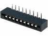 DS1020-09RT1D Разъем: FFC / FPC; угловой 90°; PIN:9; NON-ZIF; THT; луженые; 20мОм