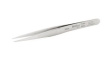 39SA SMD Tweezers, 0.3mm Stainless Steel Straight/Round 110mm